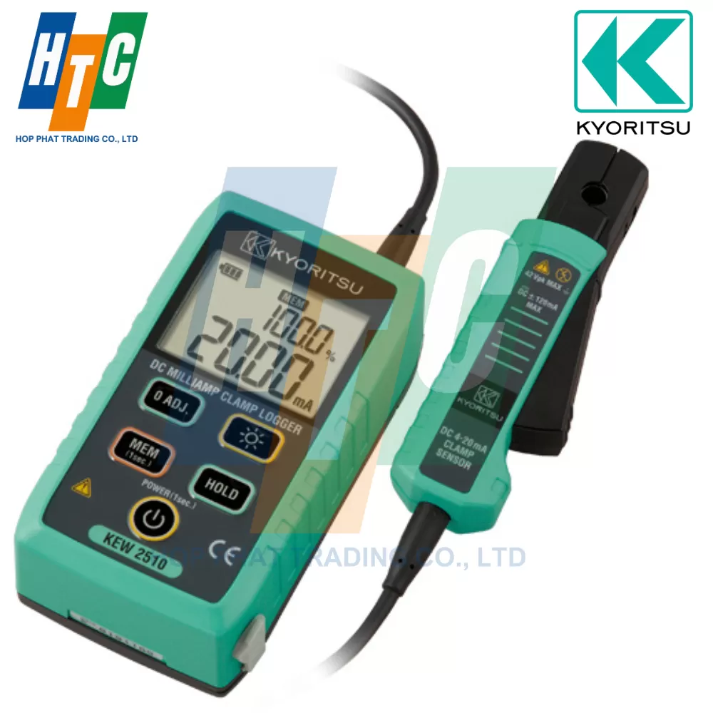 DC Milliamp Clamp Logger KEW2510