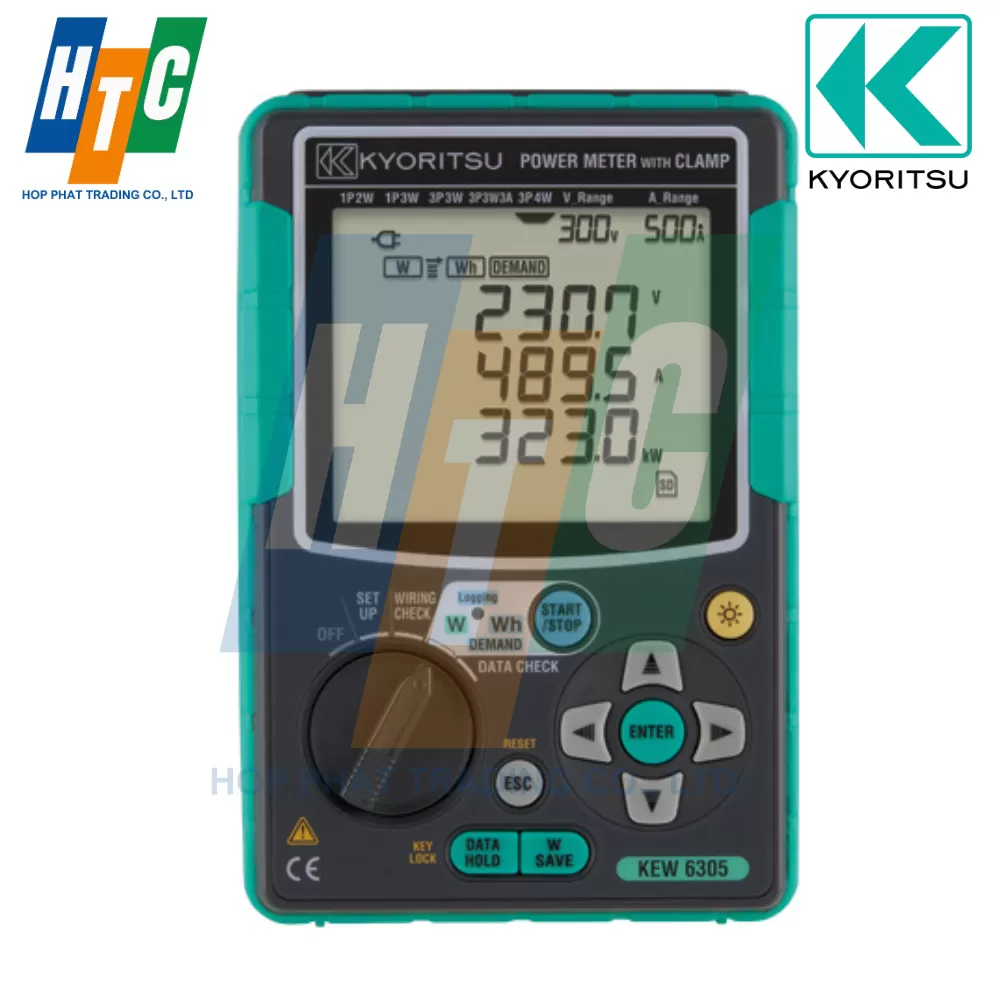 Phân tích công suất đa năng Kyoritsu 6305-00