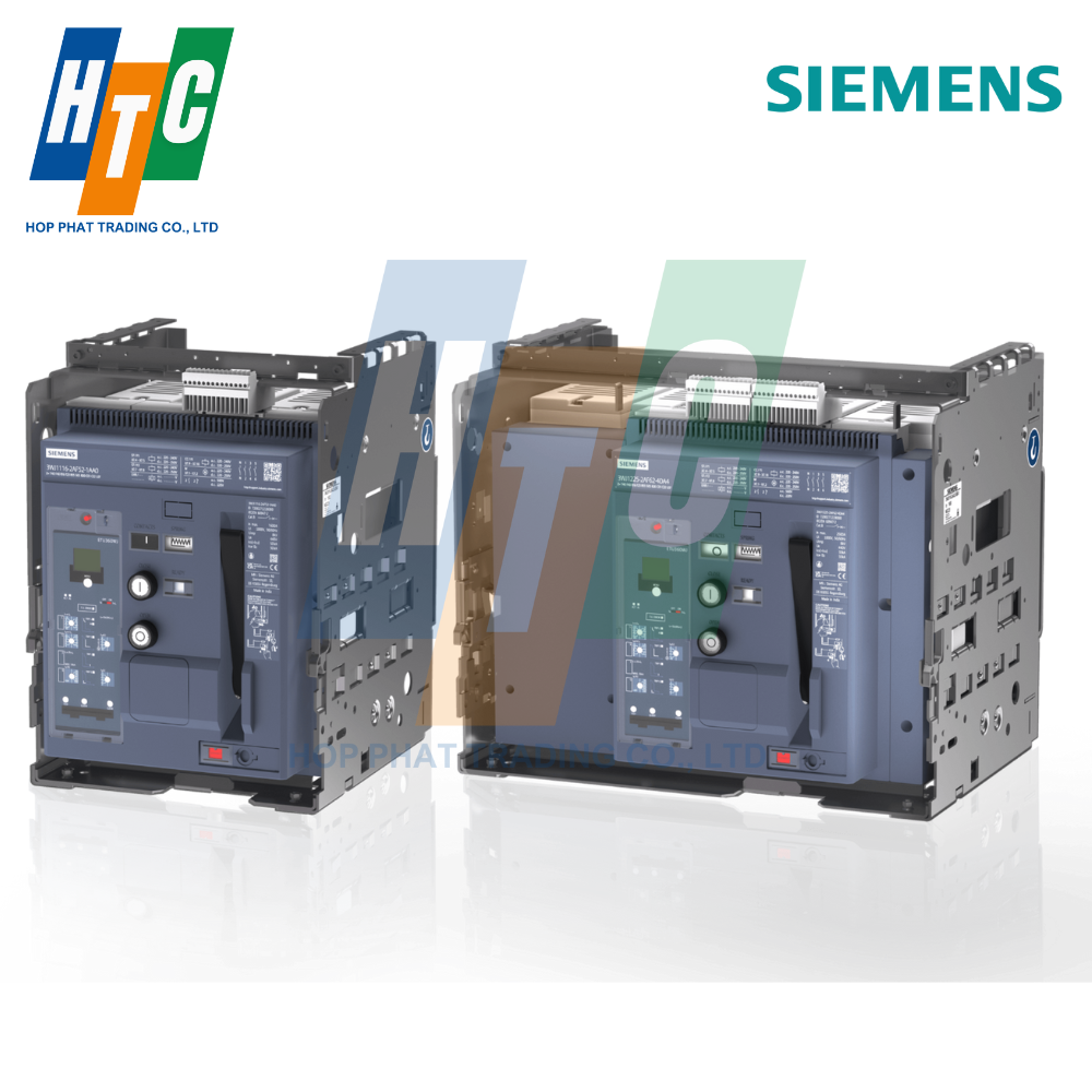 ACB 3WJ, 1600A, 3-poles, 440VAC 50/60Hz, Icu=50kA, Fixed-mounted, L-S-I Trip unit, Manual