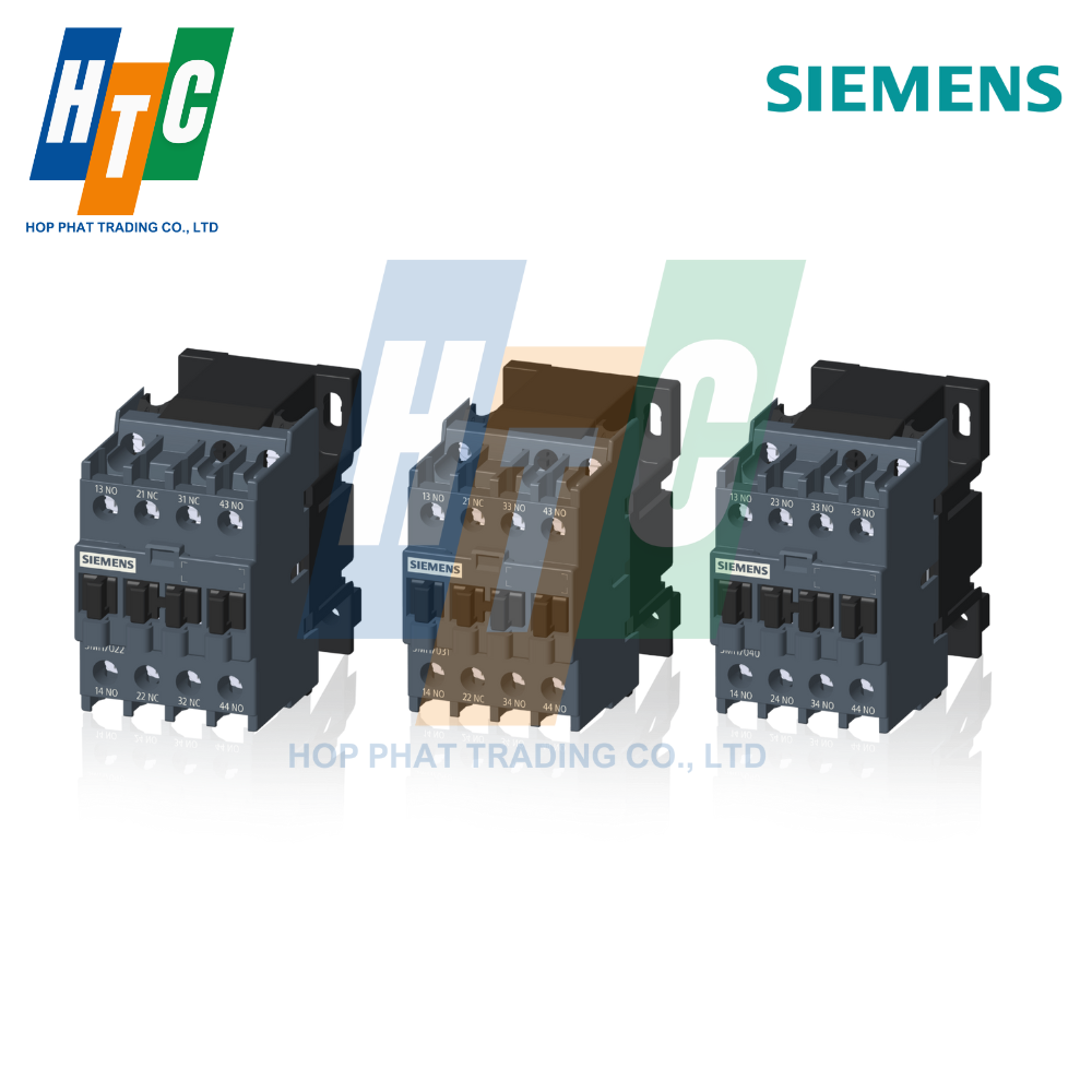 3MT7 Power Contactor, 12A, AC-3 at 400V, 220VAC 50/60Hz, 1NO/0NC