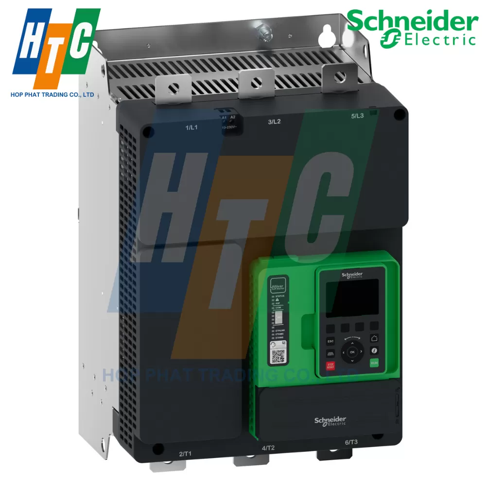 Khởi động mềm SchneiderATS490 47A 208 to 690VAC controlsupply 110 to 230VAC