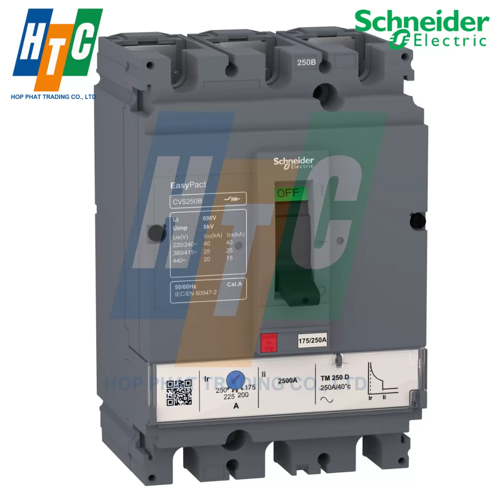 Át tô mát MCCB 3P 125A 50kA LV516462