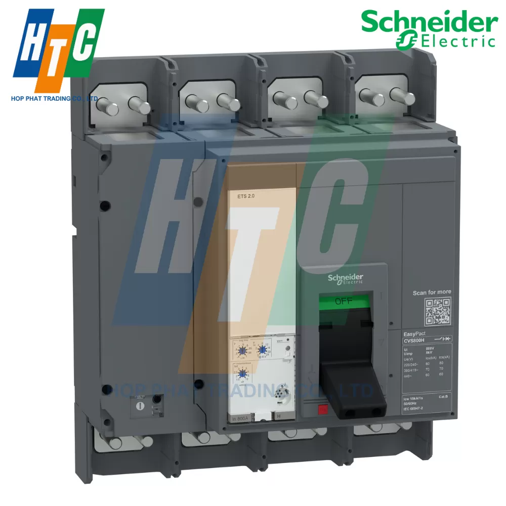 MCCB CVS1600N 50kA 4P MIC2.0