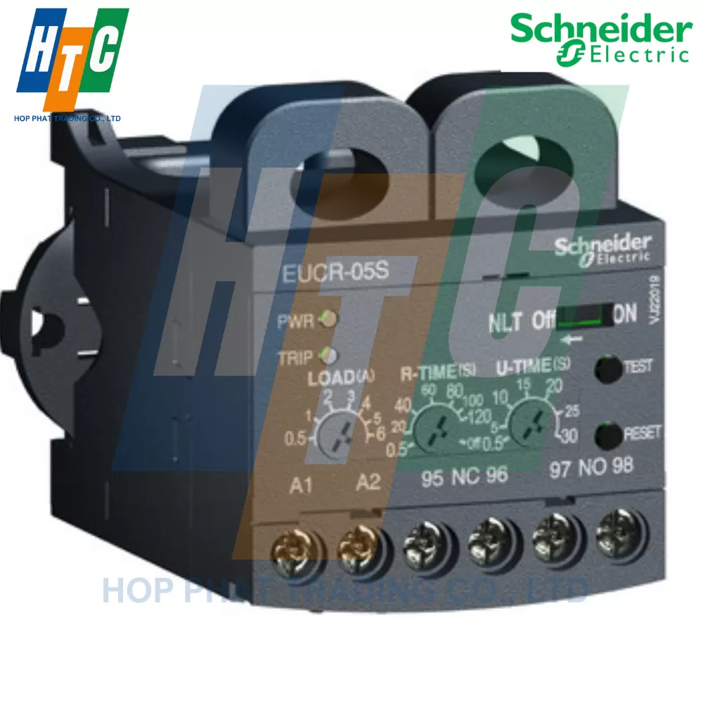Relay điện tử Schneider EOCR tự động reset