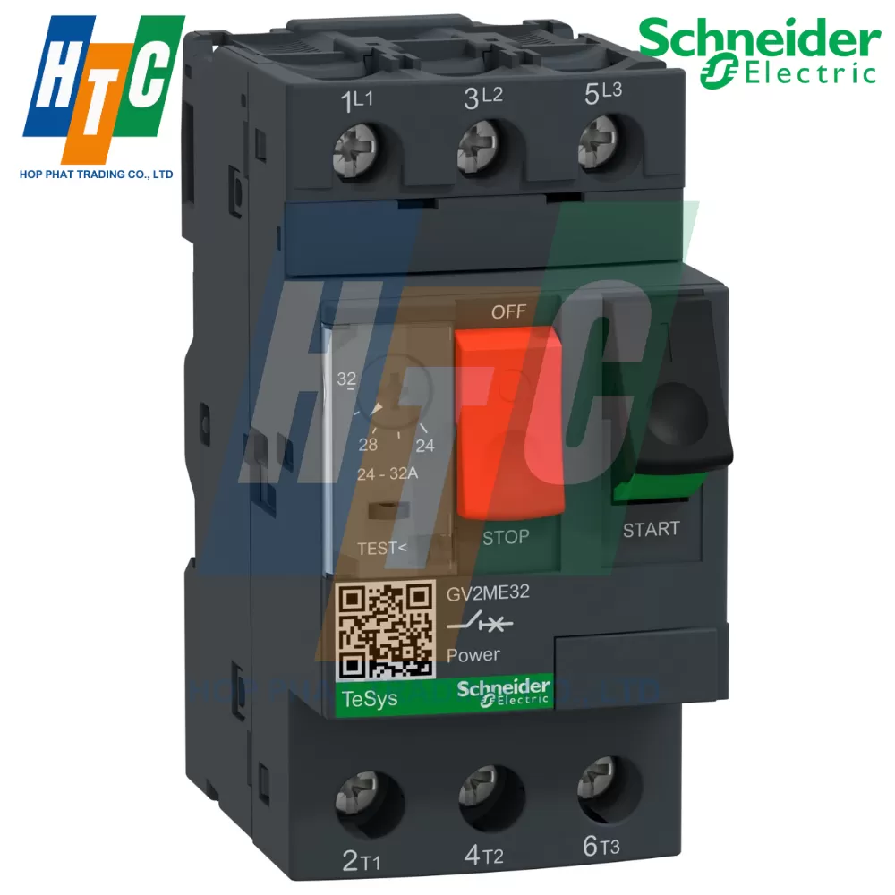 Cầu Dao Bảo Vệ Động Cơ 3P 4.0-6.3A- GV2ME10