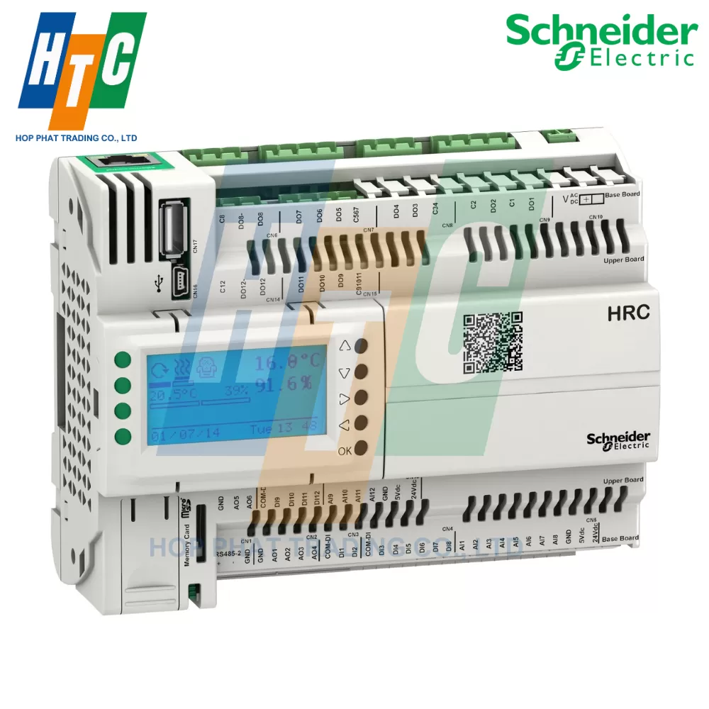 Bộ điều khiển phòng khách sạn có màn hình 42 I/O Schneider - HRCPDG42R
