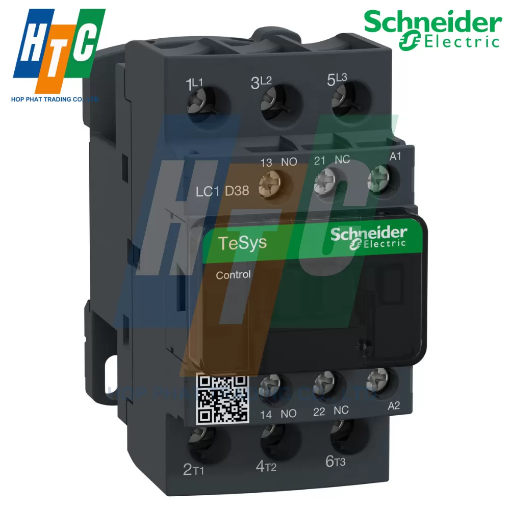 Khởi động từ - 3P(3 NO) - AC-3 -  440 V 9 A - 220 V AC coil- LC1D09M7