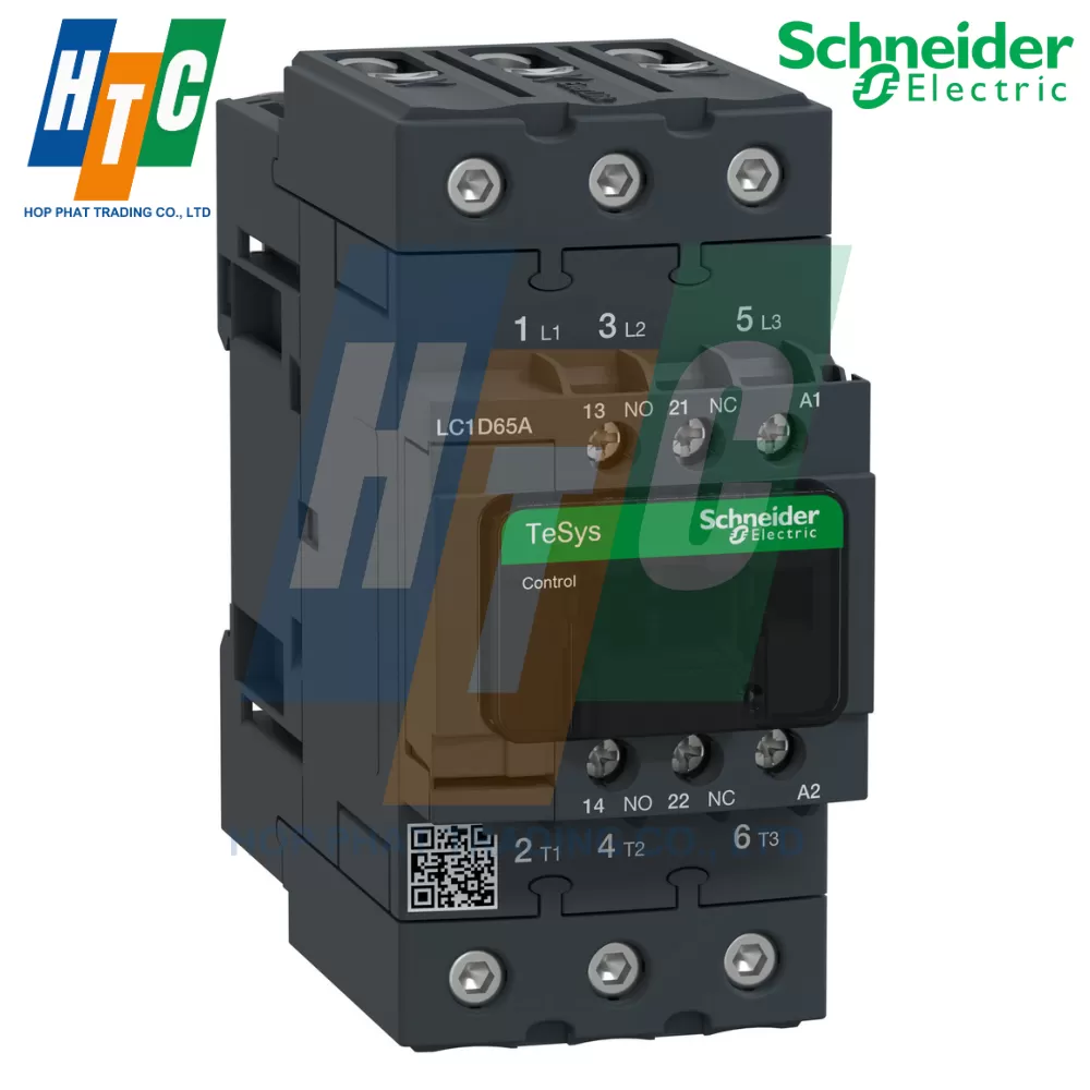 Khoi dong tu LC1D 80A 3P AC3 230VAC