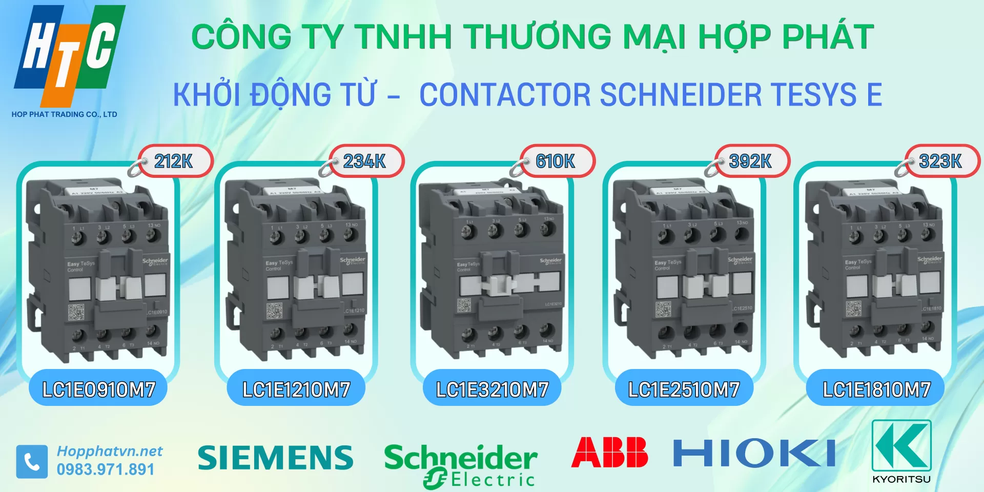 SIÊU SALE CỰC SỐC – XẢ KHO CONTATOR SCHNEIDER