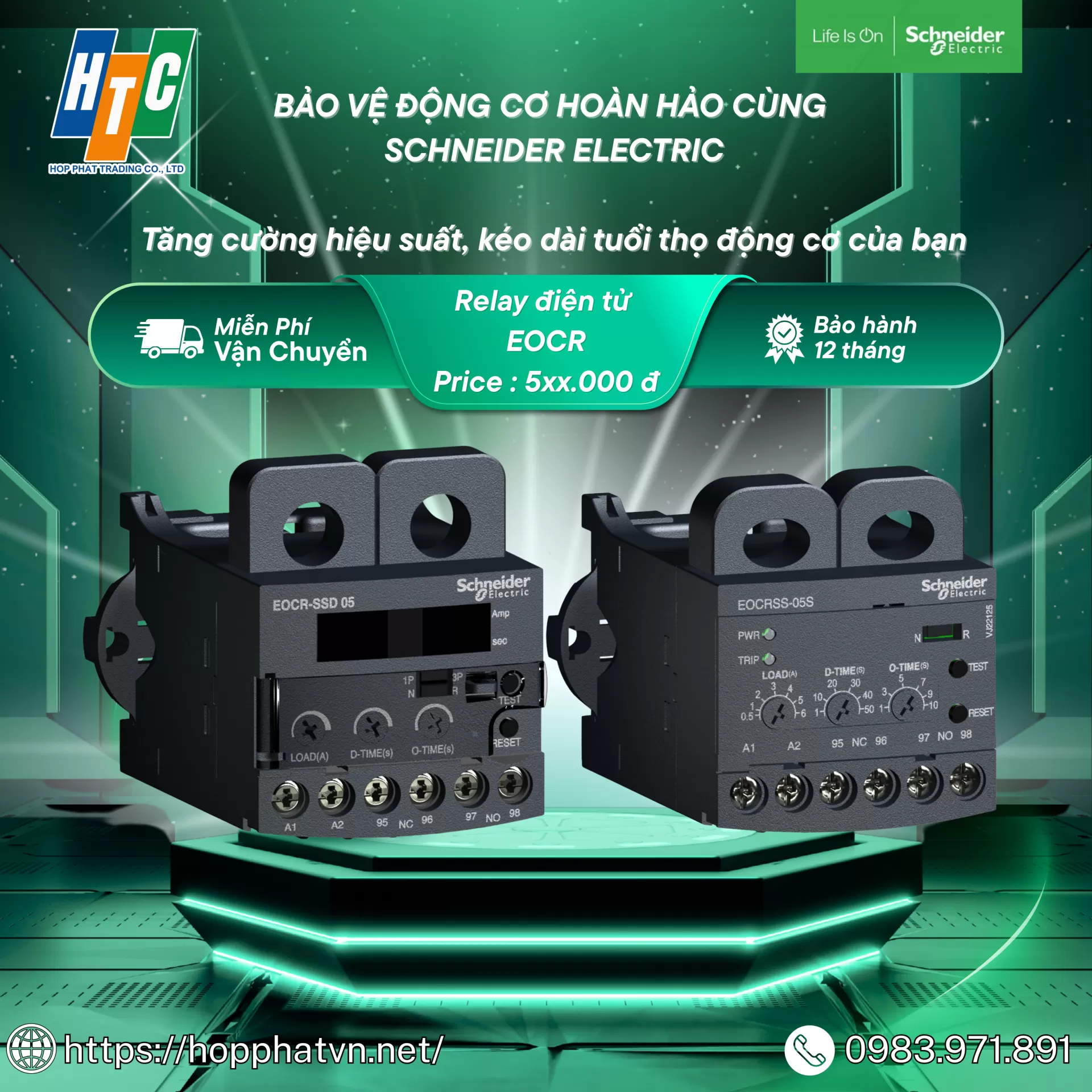 SALE CỰC SỐC – RELAY ĐIỆN TỬ EOCR CHÍNH HÃNG TẠI HOPPHATVN.NET